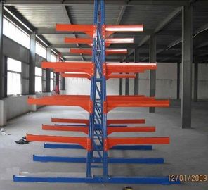 heavy duty Blue / Grey Cantilever Racking System 300 - 1000KG for drugstore