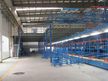 Tầng lửng công nghiệp màu xanh xám / xám với cấp độ đôi / ba, 500kg - 1000kg