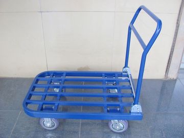 ống thép có thể gập lại xe đẩy thiết bị nhà kho cho siêu thị, nhà máy