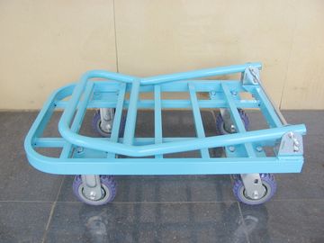 ống thép có thể gập lại xe đẩy thiết bị nhà kho cho siêu thị, nhà máy